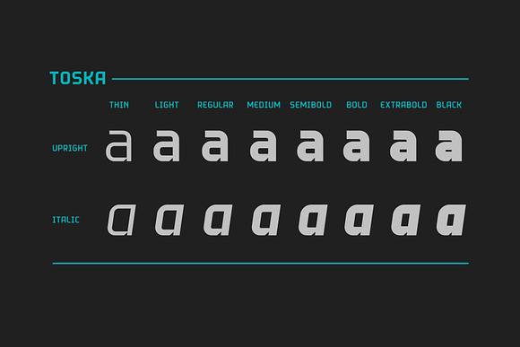 Toska Sans in Sans-Serif Fonts - product preview 6