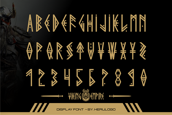 Viking-Empire in Display Fonts - product preview 1