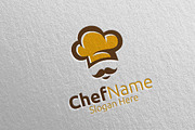Chef Food Logo Restaurant or Cafe 22