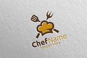 Chef Food Logo Restaurant or Cafe 26