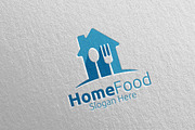 Home Food Logo Restaurant or Cafe 28