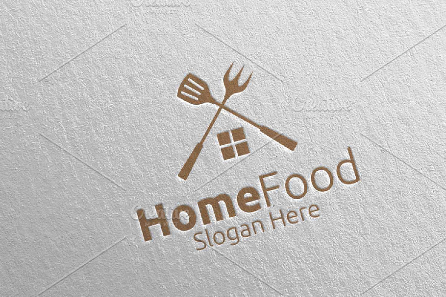Home Food Logo Restaurant or Cafe 29 in Logo Templates - product preview 8