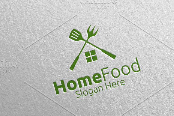 Home Food Logo Restaurant or Cafe 29 in Logo Templates - product preview 3