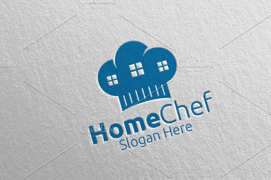 Chef Home Food Logo Restaurant 30 in Logo Templates - product preview 8