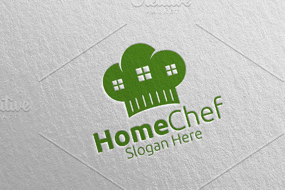 Chef Home Food Logo Restaurant 30 in Logo Templates - product preview 3