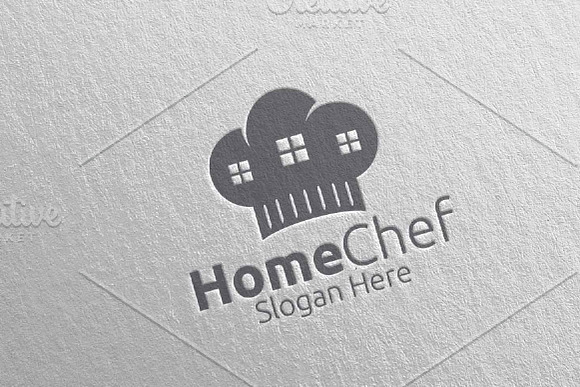 Chef Home Food Logo Restaurant 30 in Logo Templates - product preview 4