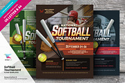 Softball Tournament Flyer Templates