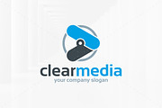 Clear Media Logo Template