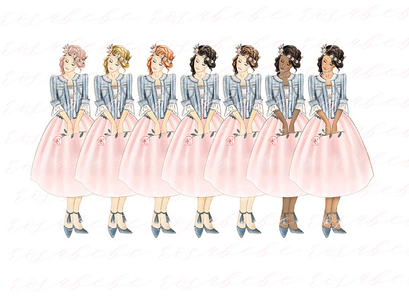 Marie Antoinette clipart in Illustrations - product preview 1