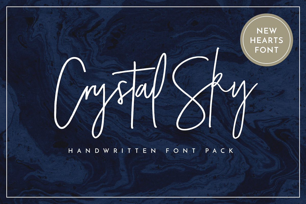 Crystal Sky Font (New Update!) in Cursive Fonts - product preview 8