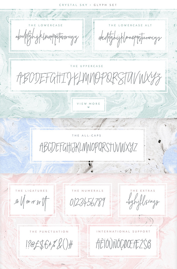 Crystal Sky Font (New Update!) in Cursive Fonts - product preview 9