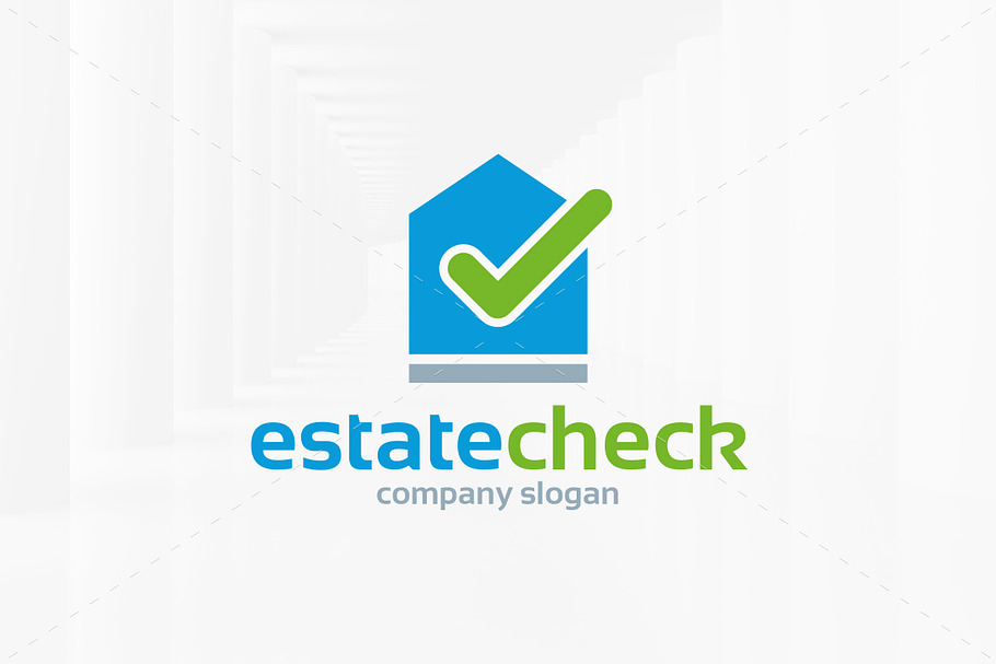Estate Check Logo Template