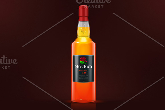 Whisky / Rum / Brandy Mockup Vol. 3 in Product Mockups - product preview 2