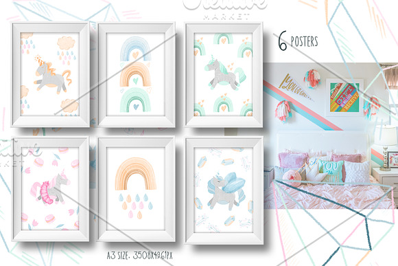 Unicorns. Children's collection. in Illustrations - product preview 6