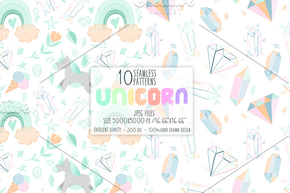 Unicorns. Children's collection. in Illustrations - product preview 8