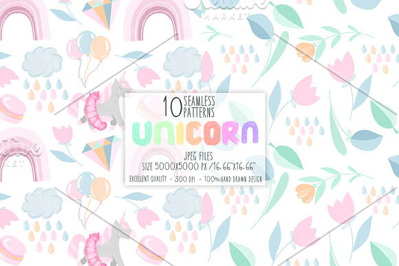 Unicorns. Children's collection. in Illustrations - product preview 9