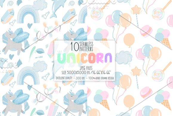 Unicorns. Children's collection. in Illustrations - product preview 10
