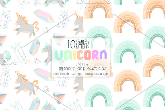 Unicorns. Children's collection. in Illustrations - product preview 12