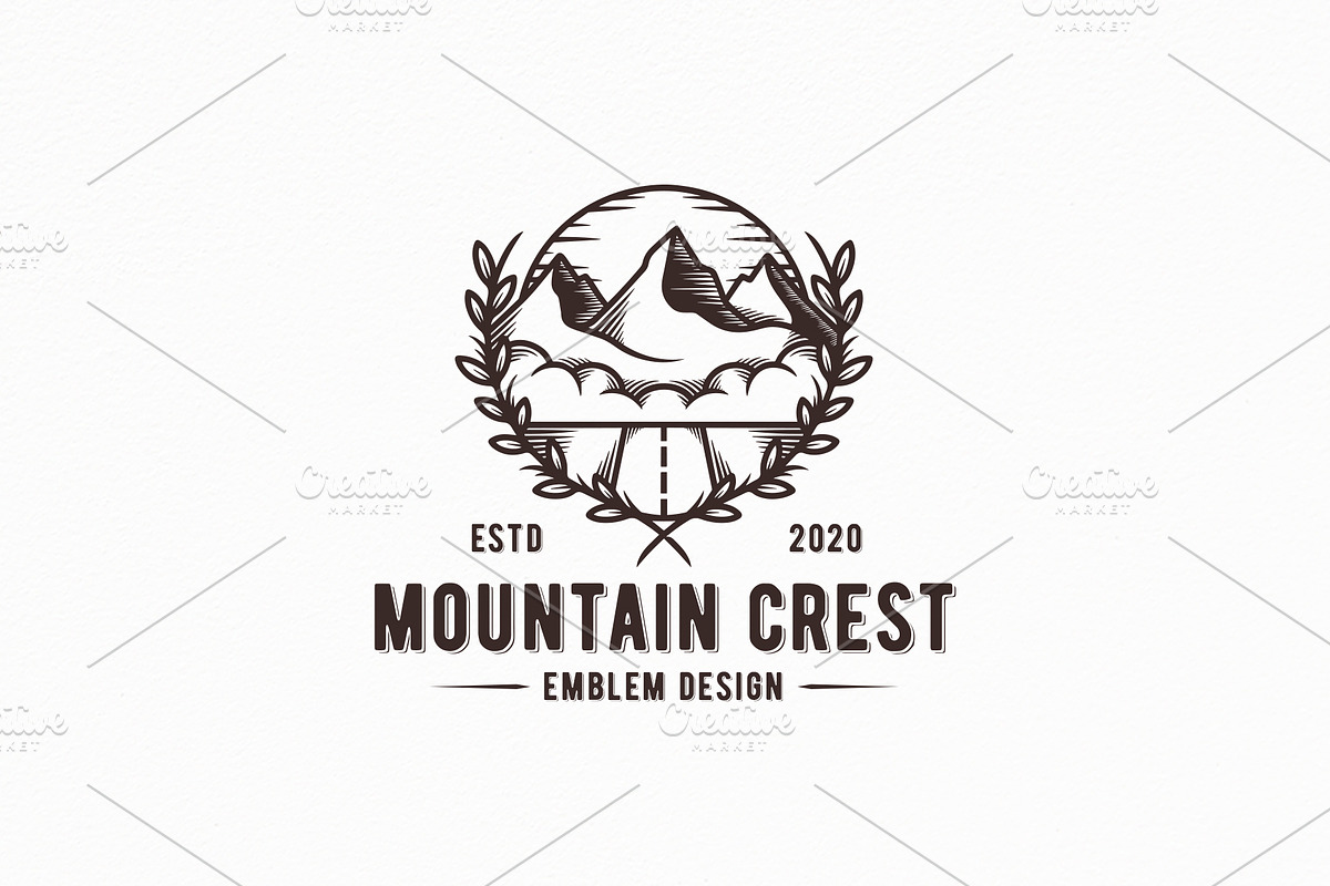 Mountain Crest Logo Template in Logo Templates - product preview 8