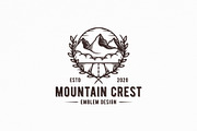 Mountain Crest Logo Template