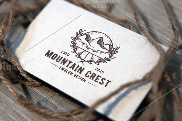 Mountain Crest Logo Template in Logo Templates - product preview 2