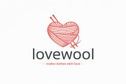 Wool Love Logo Template
