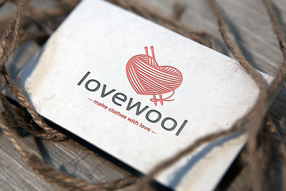Wool Love Logo Template in Logo Templates - product preview 1