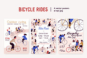 Bike race, bike shop posters