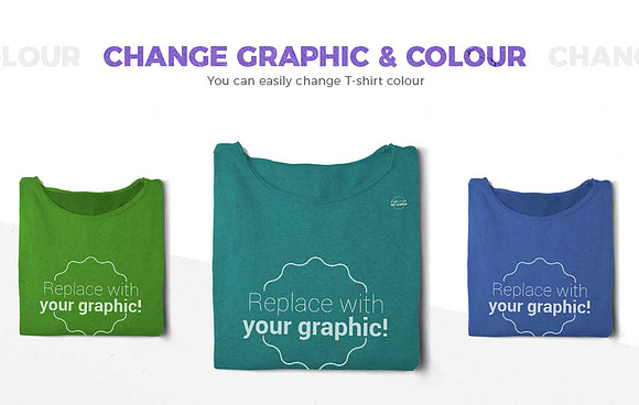T-shirt Mockups & Packages in Scene Creator Mockups - product preview 2