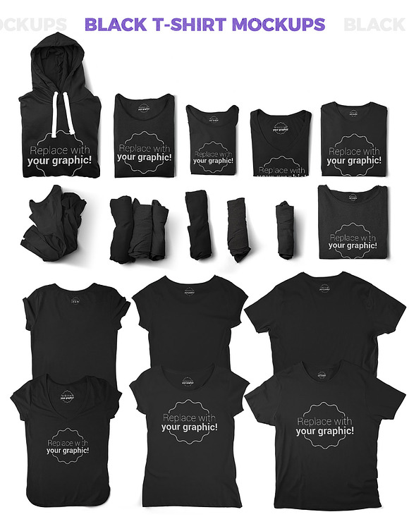 T-shirt Mockups & Packages in Scene Creator Mockups - product preview 7