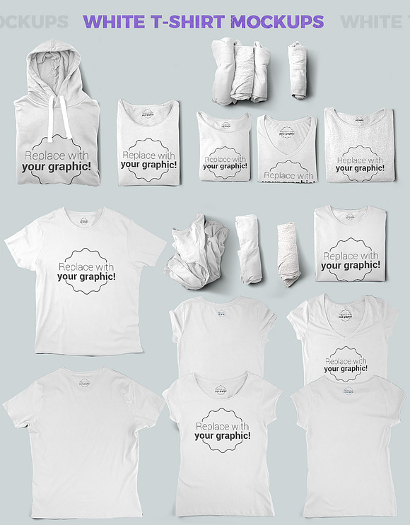 T-shirt Mockups & Packages in Scene Creator Mockups - product preview 8