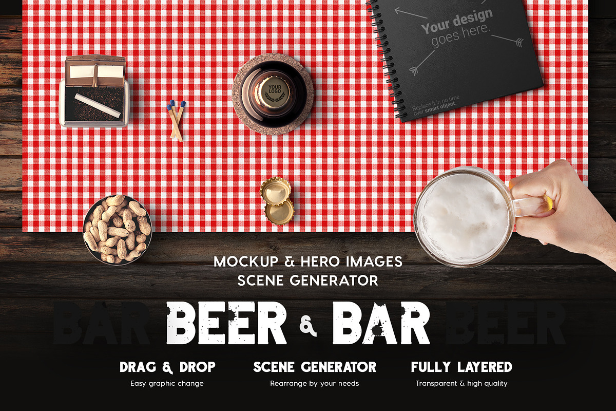 Beer & Bar Mockup Scene Generator in Scene Creator Mockups - product preview 8