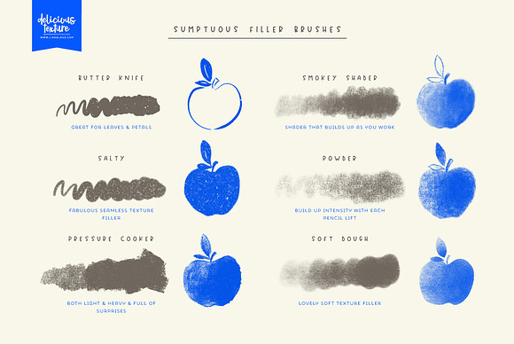 Delicious Texture Procreate Brushes in Add-Ons - product preview 3