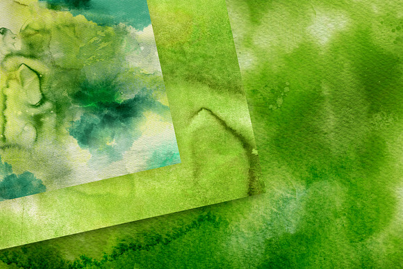 Green Watercolor Background Images in Textures - product preview 1