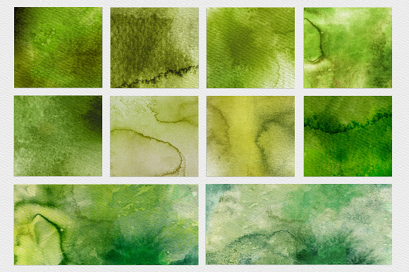Green Watercolor Background Images in Textures - product preview 4