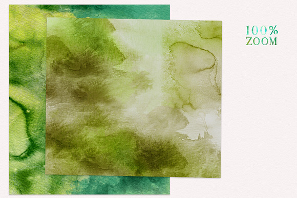 Green Watercolor Background Images in Textures - product preview 5