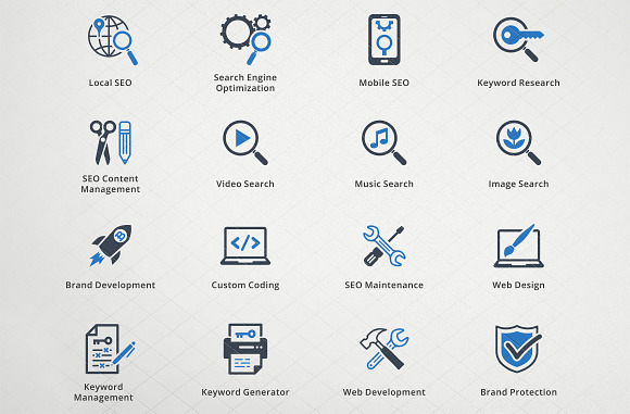 SEO & Internet Marketing Icons 1 in Marketing Icons - product preview 1