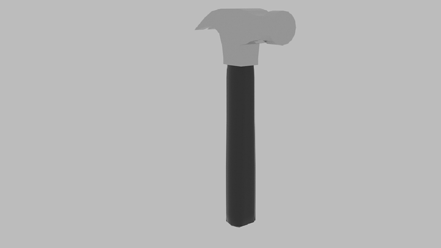 Low Poly Hammer in Tools - product preview 2