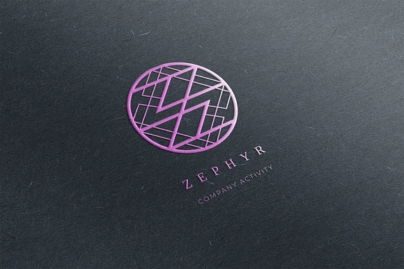 Zephyr. Linear geometric logo in Logo Templates - product preview 14
