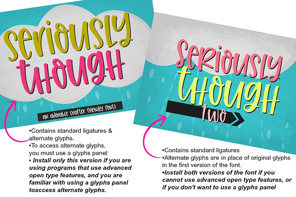 Seriously Though Handwritten Font in Display Fonts - product preview 9