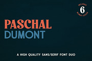 Paschal Dumont - a Modern Font Duo