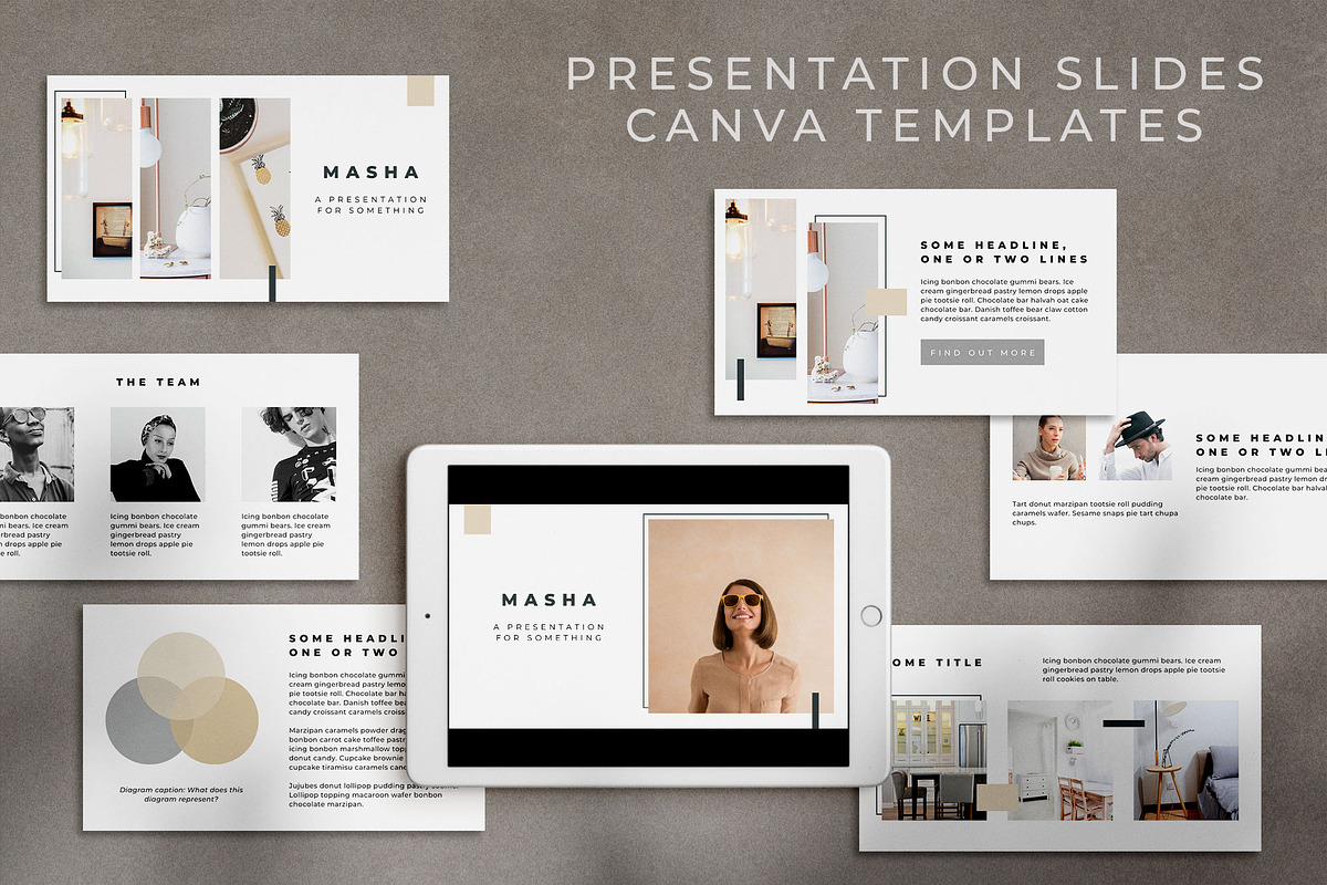 Slide Deck Canva Templates | Masha in Presentation Templates - product preview 8