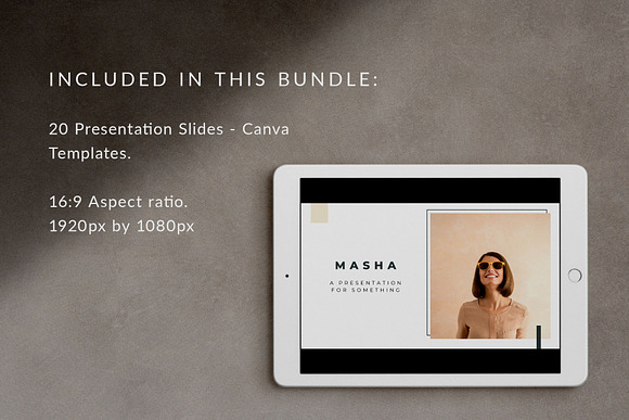 Slide Deck Canva Templates | Masha in Presentation Templates - product preview 1