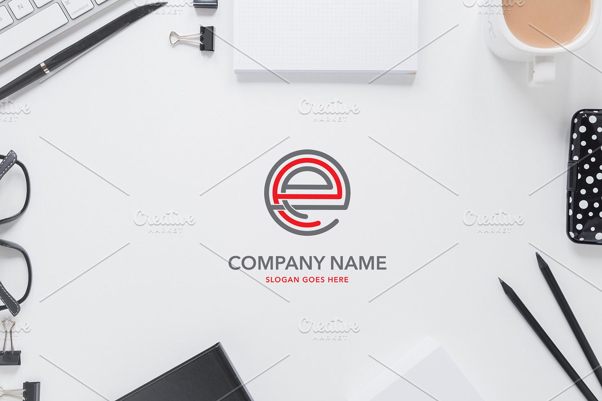 Letter E Logo Template, in Logo Templates - product preview 8