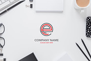 Letter E Logo Template,