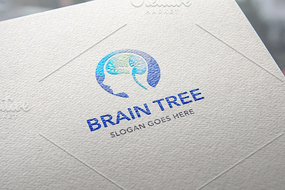 Brain Tree Logo Template in Logo Templates - product preview 1