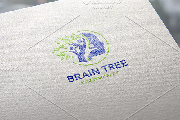 Brain Tree Logo Template in Logo Templates - product preview 2