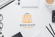 Caffe Beer & Baar Logo Template