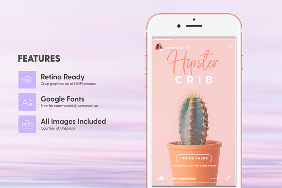 SALE 2in1 Dreamy Vibes Edition in Instagram Templates - product preview 5
