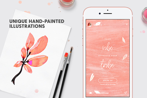 SALE 2in1 Dreamy Vibes Edition in Instagram Templates - product preview 6